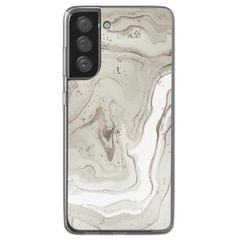 imoshion  Design hoesje Samsung Galaxy S21 FE - Sandy Marble