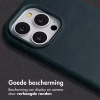 Accezz Vintage Leather Magsafe Backcover Apple iPhone 14 Pro - Smokey Green