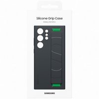 Samsung Originele Silicone Grip Backcover Samsung Galaxy S23 Ultra - Zwart