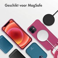 imoshion Color Backcover met afneembaar koord met MagSafe Apple iPhone 12 (Pro) - Raspberry