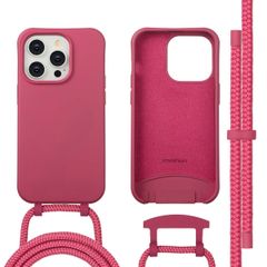 imoshion Color Backcover met afneembaar koord MagSafe Apple iPhone 14 Pro - Raspberry