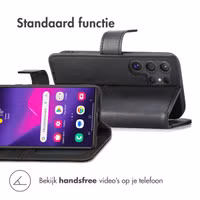 imoshion Luxe Bookcase Samsung Galaxy S24 Ultra - Zwart