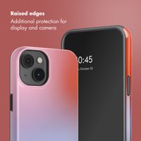 Selencia Vivid Back Cover with MagSafe Apple iPhone 14 - Gradient Soft Blush