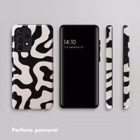 Selencia Vivid Backcover Samsung Galaxy A52(s) (5G/4G) - Art Wave Black