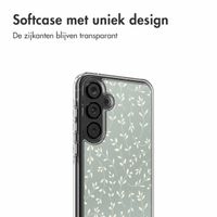 imoshion Design hoesje Samsung Galaxy A37 (5G) - Smoke Green Flowers