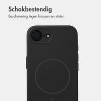 Accezz Grip Backcover met MagSafe Apple iPhone 17e / 16e - Zwart