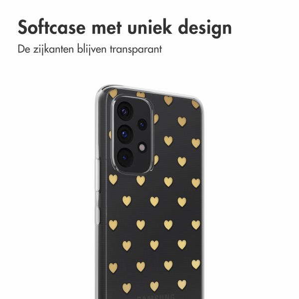 imoshion Design hoesje Samsung Galaxy A53 - Golden Hearts