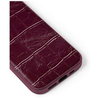 iDeal of Sweden Vegan Leather MagSafe Backcover Apple iPhone 13 / 13 Pro / 14 / 16e - Fine Wine Croco