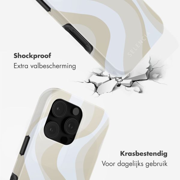 Selencia Vivid Backcover met MagSafe Apple iPhone 16 Pro Max - Desert Waves Beige