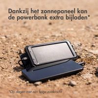 imoshion Solar Powerbank met Zonnepaneel - Quick Charge en Power Delivery - 10.000 mAh - Zwart