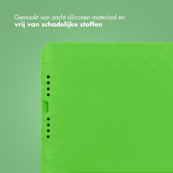 imoshion Kidsproof Backcover met handvat Apple iPad 9 (2021) 10.2 inch / iPad 8 (2020) 10.2 inch / iPad 7 (2019) 10.2 inch - Groen