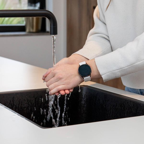 imoshion Siliconen Sport bandje  - Universeel 22 mm aansluiting - Wit