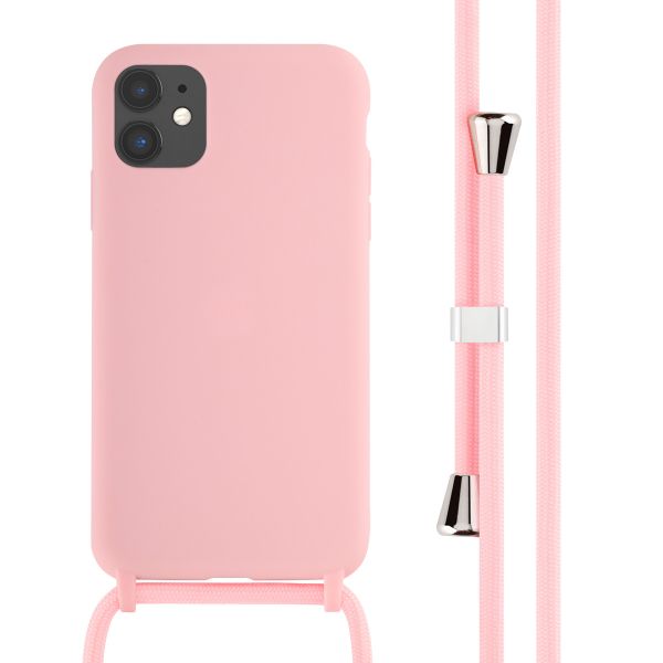 imoshion Siliconen hoesje met koord iPhone 11 - Roze