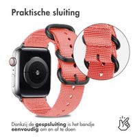 imoshion Nylon bandje Apple Watch Series 1-9 / SE - 38/40/41 mm / Series 10 - 42 mm - Roze