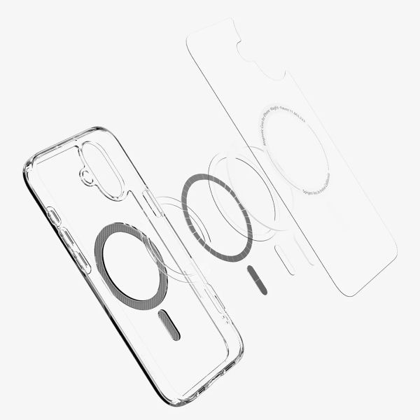Spigen Ultra Hybrid Backcover MagSafe Apple iPhone 16 - Carbon Fiber