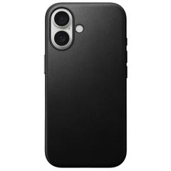 Nomad Modern Leather Case iPhone 16 - Black