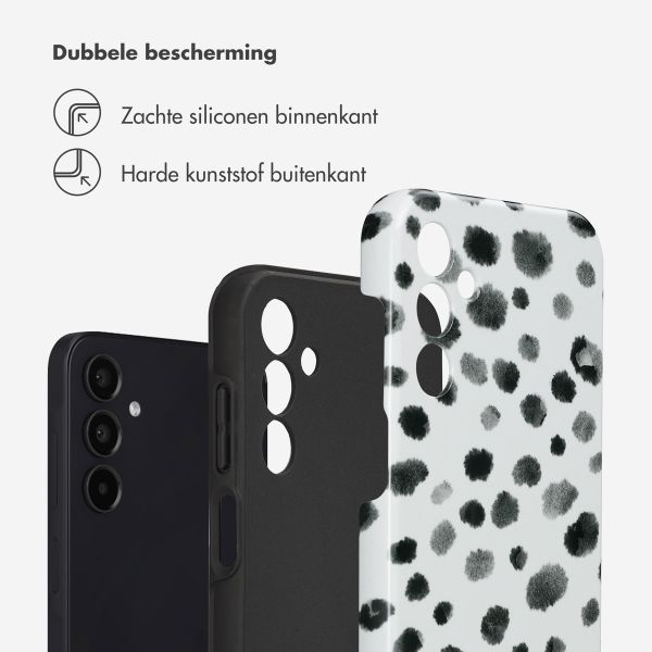 Selencia Vivid Tough Backcover Samsung Galaxy A15 (5G/4G)  - Trendy Leopard