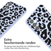 imoshion Siliconen design hoesje met koord Samsung Galaxy A15 (5G/4G) - Animal Lila