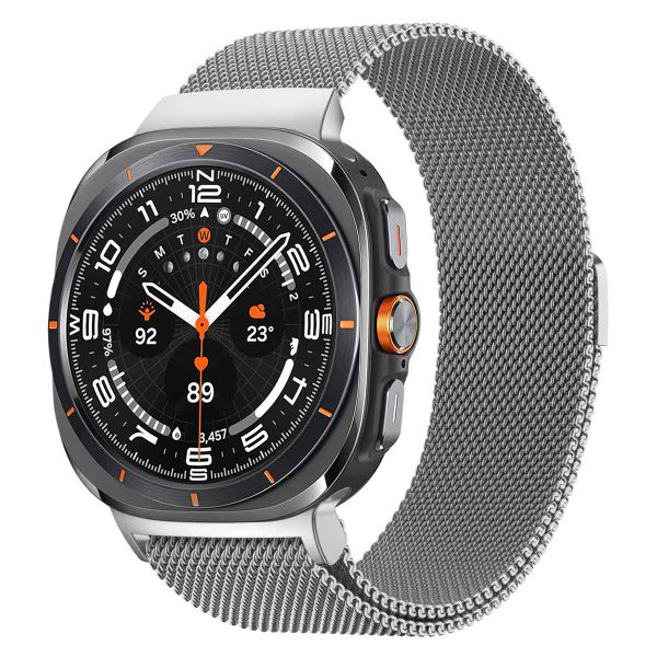 imoshion Milanees magnetisch bandje Samsung Samsung Galaxy Watch Ultra - Zilver