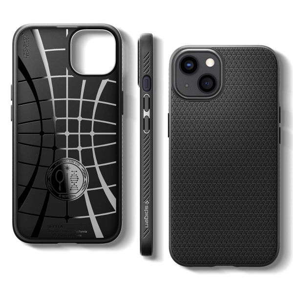 Spigen Liquid Air™ Backcover Apple iPhone 13 Mini - Zwart