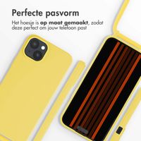 imoshion Siliconen hoesje met koord Apple iPhone 15 Plus - Geel