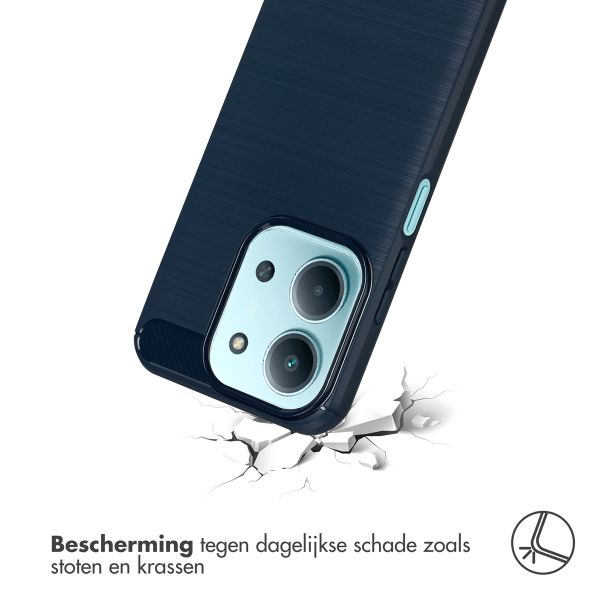 imoshion Brushed Backcover Xiaomi Redmi 15C (5G) - Donkerblauw