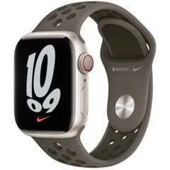 Apple Nike Sport Band Apple Watch Series 1 t/m 9 / SE (38/40/41 mm) | Series 10 / 11 (42 mm) - Cargo Khaki