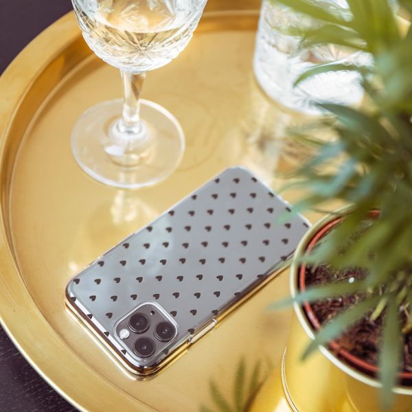 imoshion Design hoesje Samsung Galaxy A02s - Hartjes - Zwart