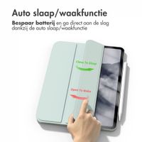 imoshion Magnetic Bookcase iPad Air 11 inch (2024) M2 / Air 5 (2022) / Air 4 (2020) - Lichtgroen