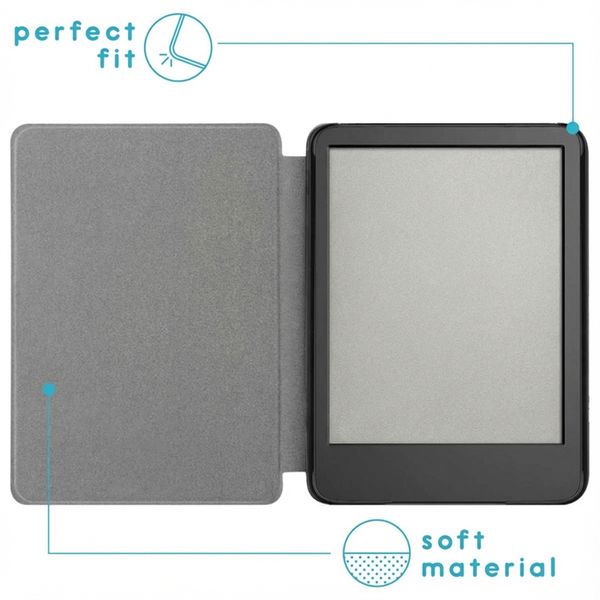 imoshion Slim Hard Case Bookcase Amazon Kindle (2024) / Amazon Kindle (2022) 11th gen - Rosé Goud