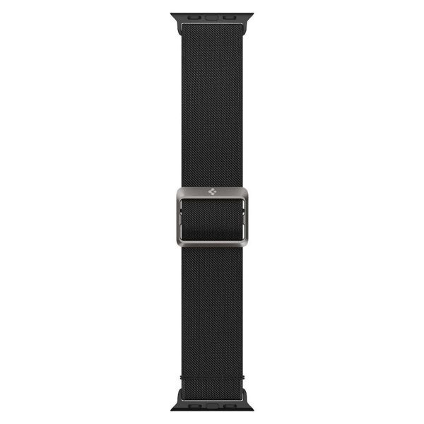 Spigen Lite Fit band Apple Watch Series 1 t/m 10 / SE / Ultra (2) (44/45/46/49 mm) - Zwart