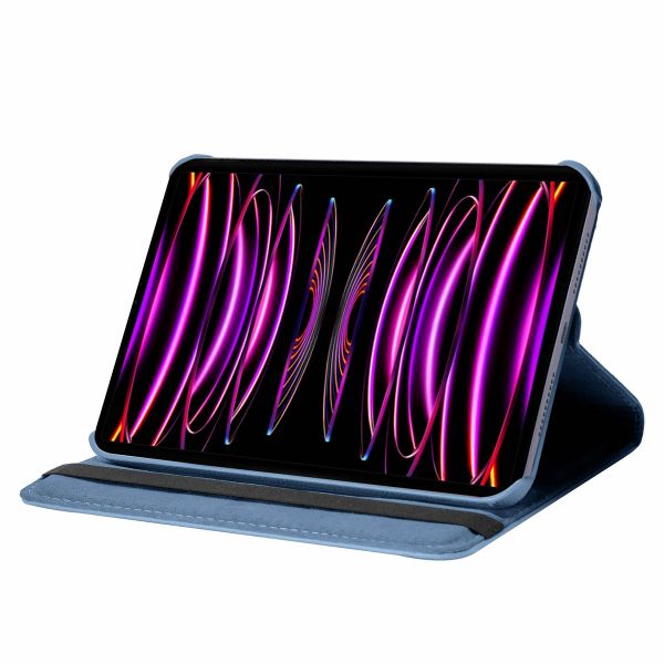 imoshion 360° draaibare Bookcase iPad Pro 12.9 (2022) / Pro 12.9 (2021) - Donkerblauw