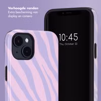 Selencia Vivid Backcover met MagSafe Apple iPhone 14 - Zebra Light Pink Lilac