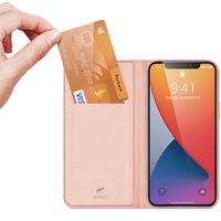 Dux Ducis Slim Softcase Bookcase iPhone 12 (Pro) - Rosé Goud