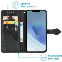 imoshion Mandala Bookcase Apple iPhone 14 / 13 - Zwart