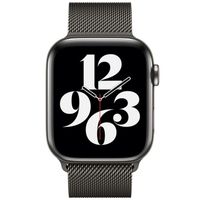Apple Milanese Loop Band Apple Watch Series 1 t/m 11 / SE / Ultra (44/45/46/49 mm) - Anthracite