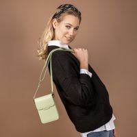 Selencia Avani Slang Telefoontasje Crossbody - Groen