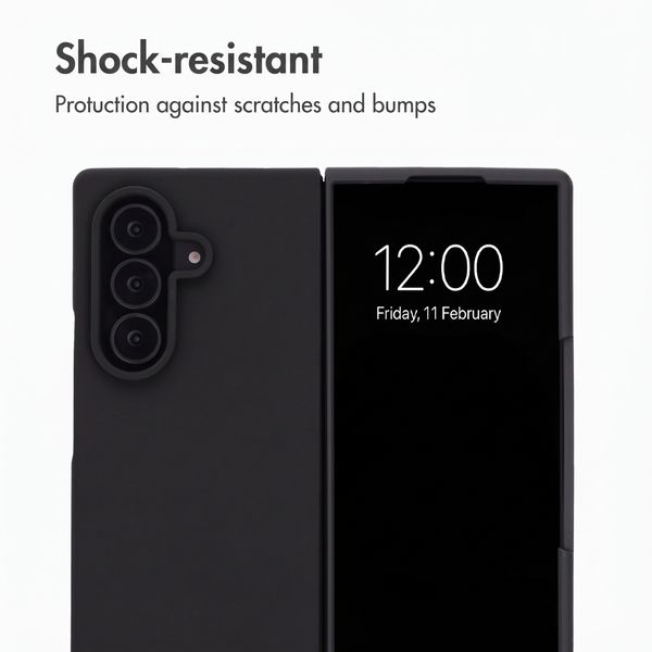 Accezz Liquid Silicone Case with MagSafe Samsung Galaxy Z Fold 8 Ultra - Black