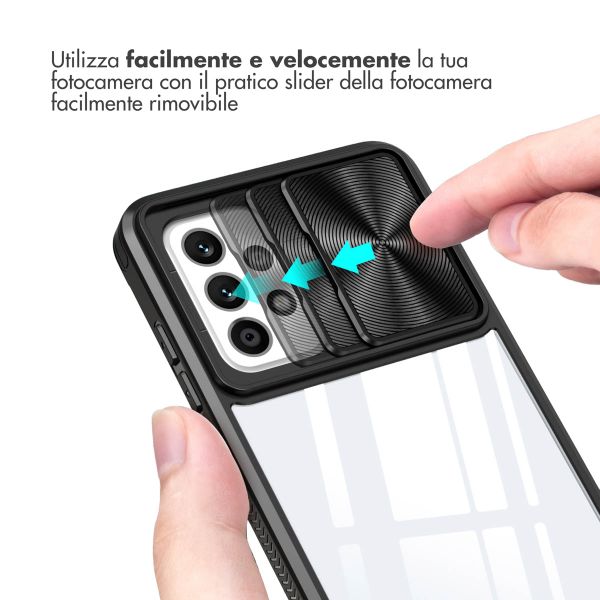 imoshion Camslider Backcover Samsung Galaxy A52(s) (5G/4G) - Zwart