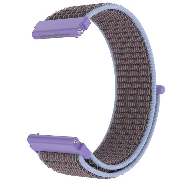 imoshion Nylon bandje klittenband - Universeel 22 mm aansluiting - Lila