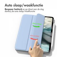 imoshion Magnetic Bookcase Apple iPad Pro 12.9 (2022) / Pro 12.9 (2021) / Pro 12.9 (2020) - Lichtblauw