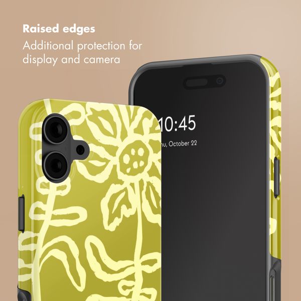 Selencia Vivid Back Cover with MagSafe Apple iPhone 16 - Chalky Bloom