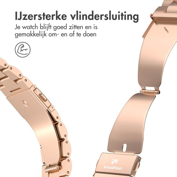 imoshion Stalen bandje Apple Watch Series 1 t/m 10 / SE / Ultra (2) (44/45/46/49 mm) - Rosé Goud