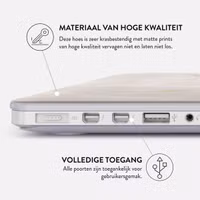 Burga Hardshell Cover Apple MacBook Air 13 inch (2018-2020) - Vanilla Sand