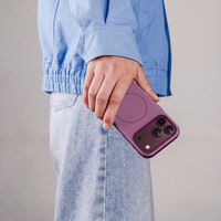imoshion Color Backcover met Thin MagSafe Ring Apple iPhone 18 Pro / 17 Pro - Paars