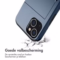 imoshion Backcover met pasjeshouder Apple iPhone 13 - Donkerblauw