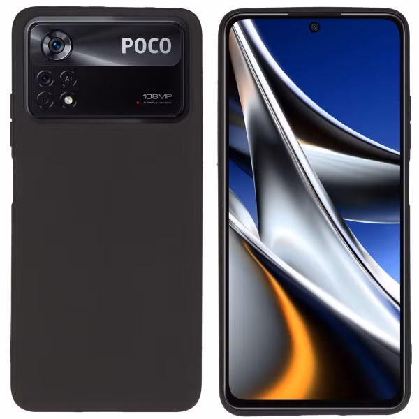 imoshion Color Backcover Xiaomi Poco X4 Pro 5G - Zwart