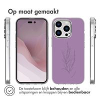 imoshion Design hoesje Apple iPhone 14 Pro - Floral Purple