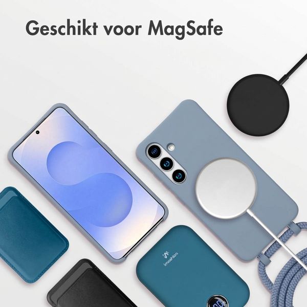 imoshion Color Backcover met afneembaar koord met MagSafe Samsung Galaxy S25 / S24 - Ash Blue