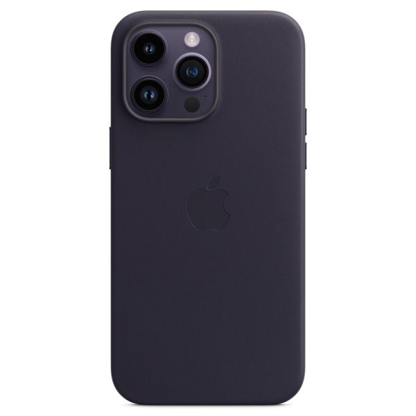 Apple Leather Back Cover with MagSafe Apple iPhone 14 Pro Max - Ink